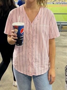 Light Pink Baseball Shirt